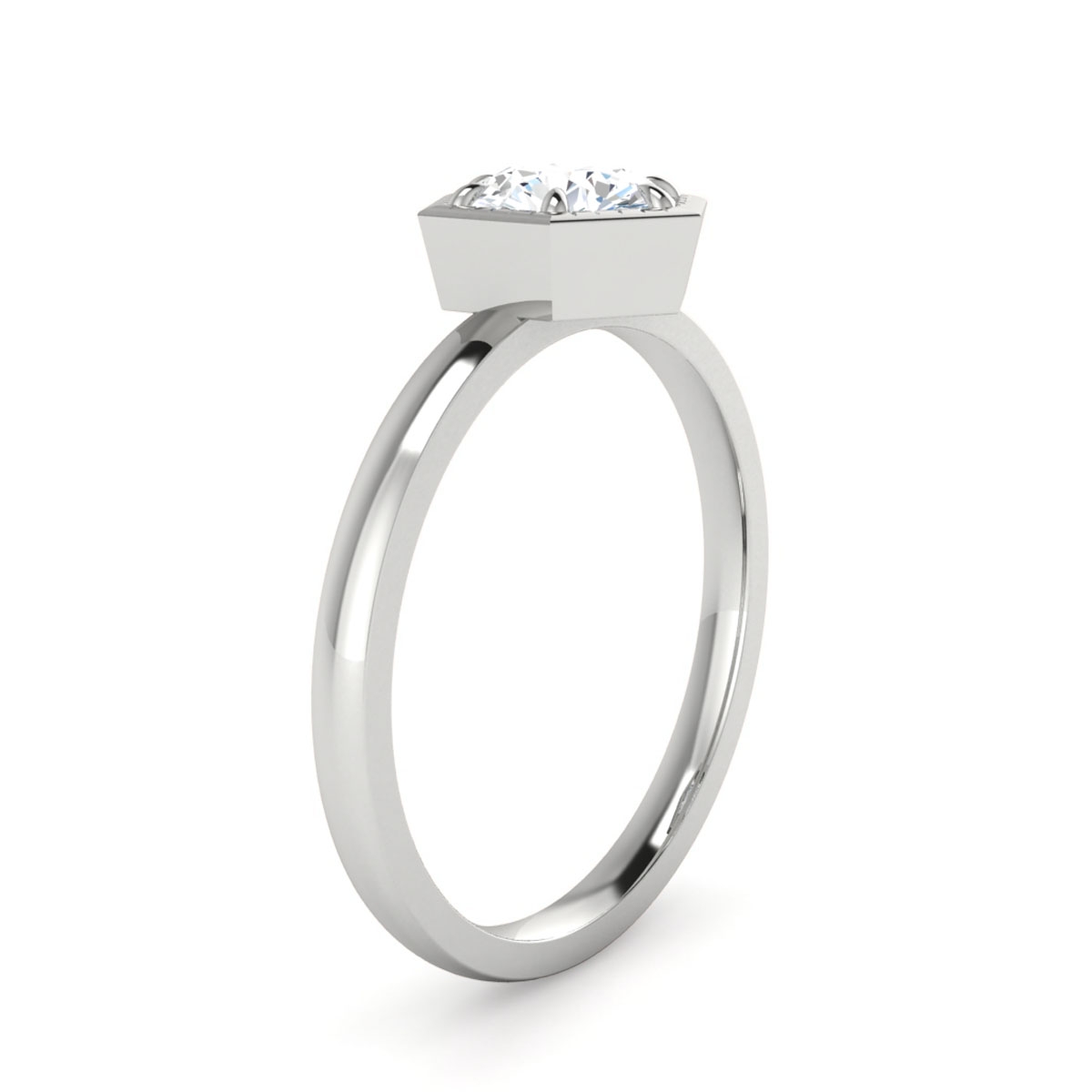 Maisie in 18k White Gold — view 3