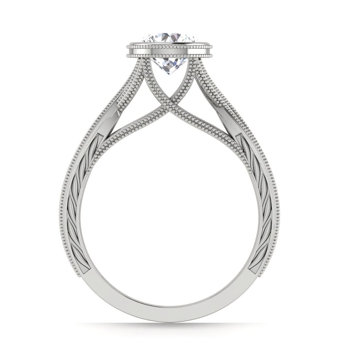 Margaret in 18k White Gold — view 2