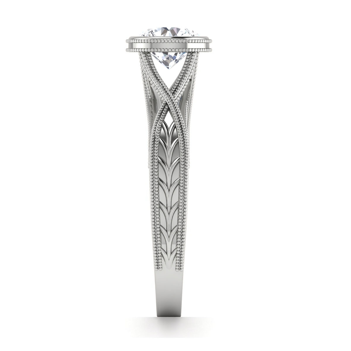 Margaret in 18k White Gold — view 4
