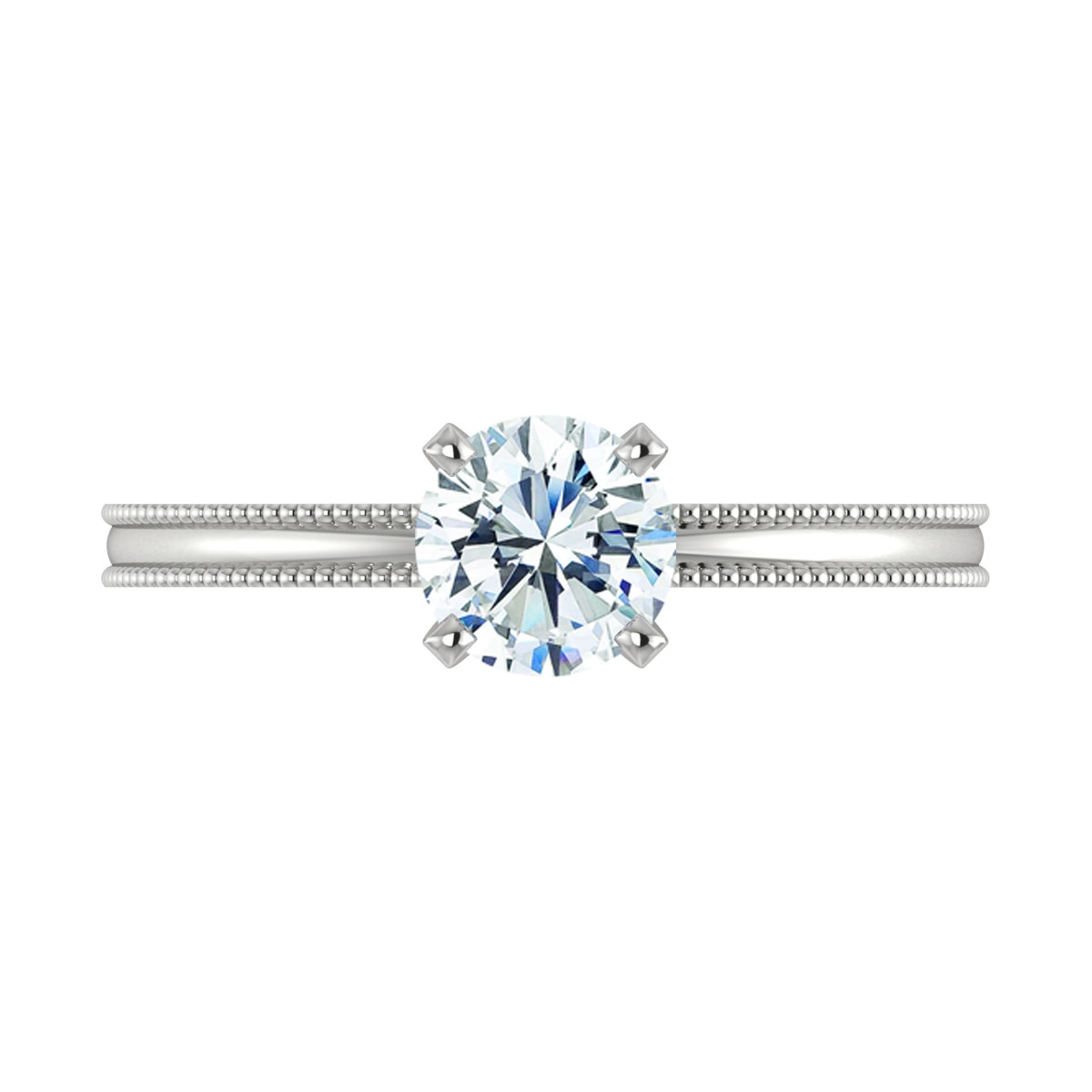 Noa in 18k White Gold — view 5
