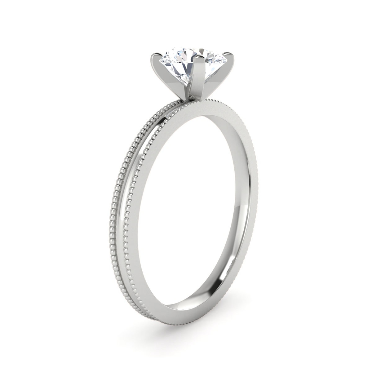 Noa in 18k White Gold — view 3