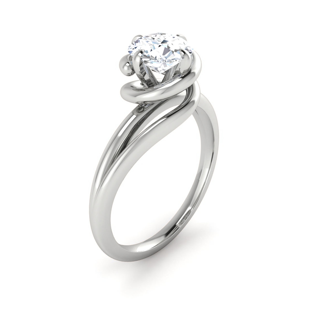 Oriana in 18k White Gold — view 3