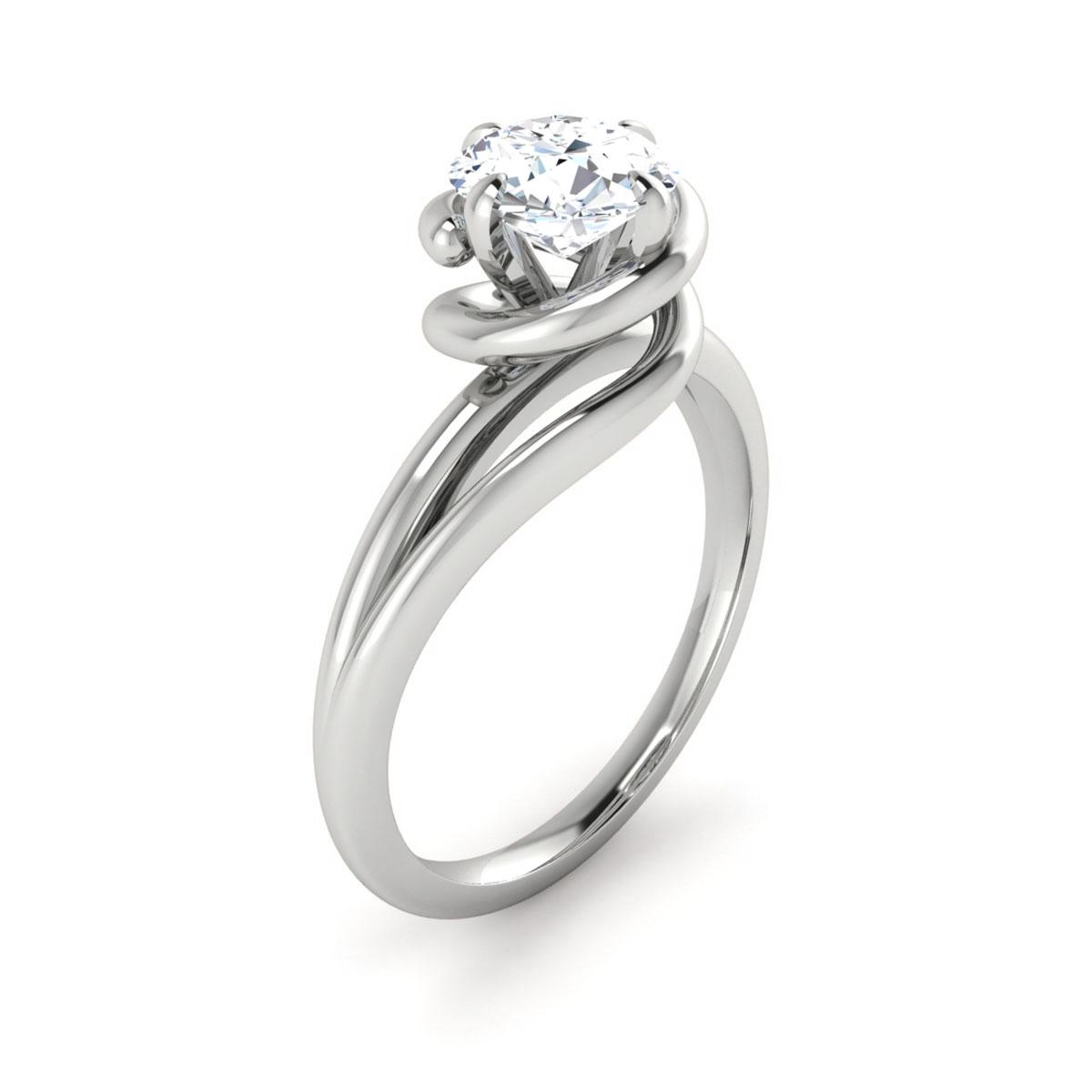 Oriana in 18k White Gold — view 3