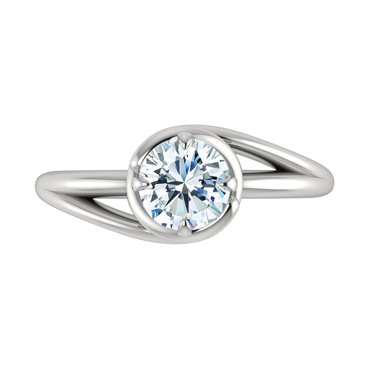 Oriana in 18k White Gold — view 5