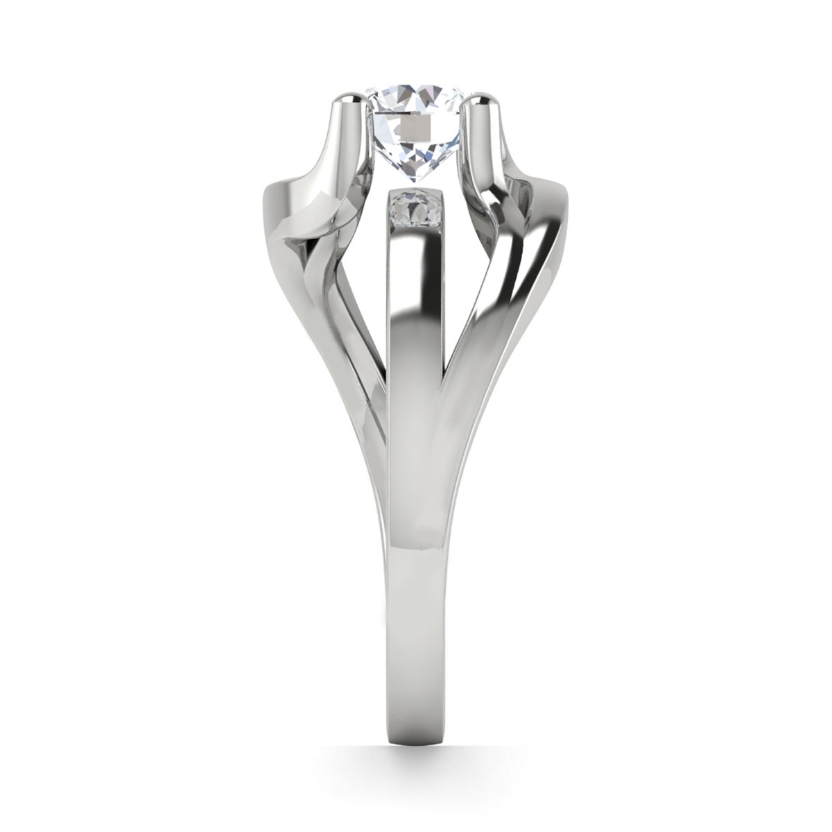 Priya in 18k White Gold — view 4