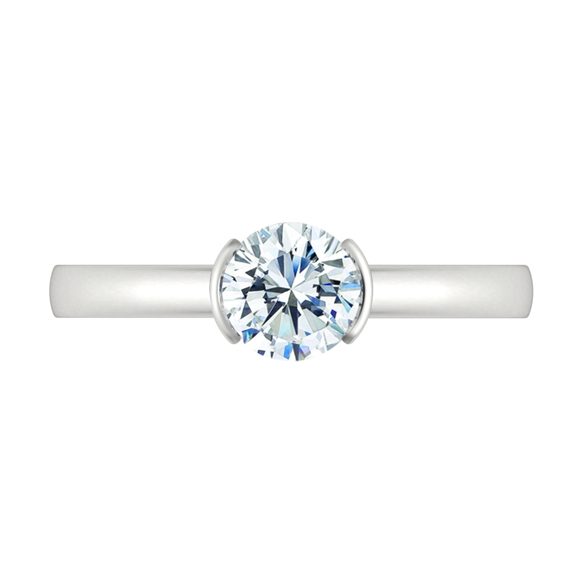 Rika in 18k White Gold — view 5