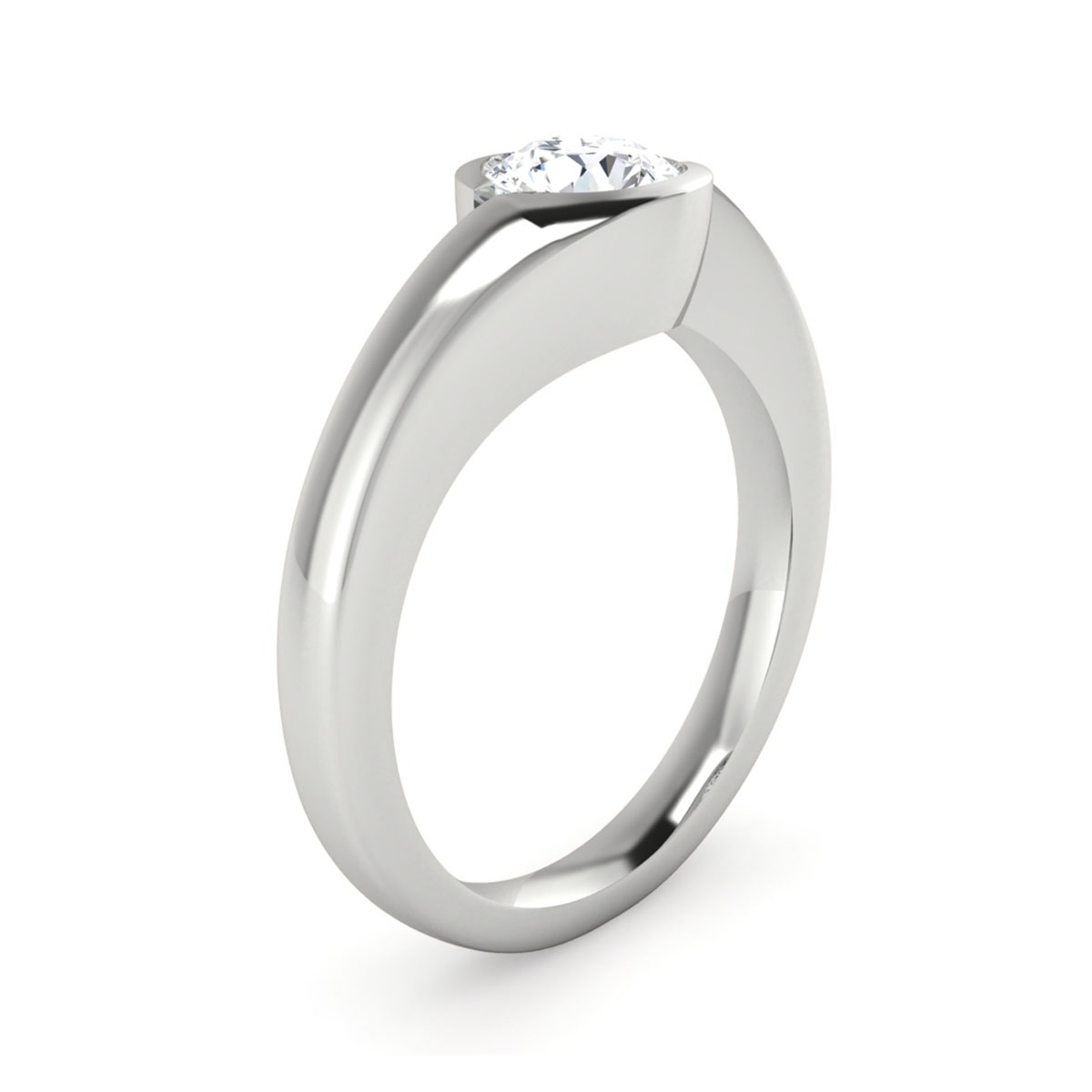 Rosa in 18k White Gold — view 3