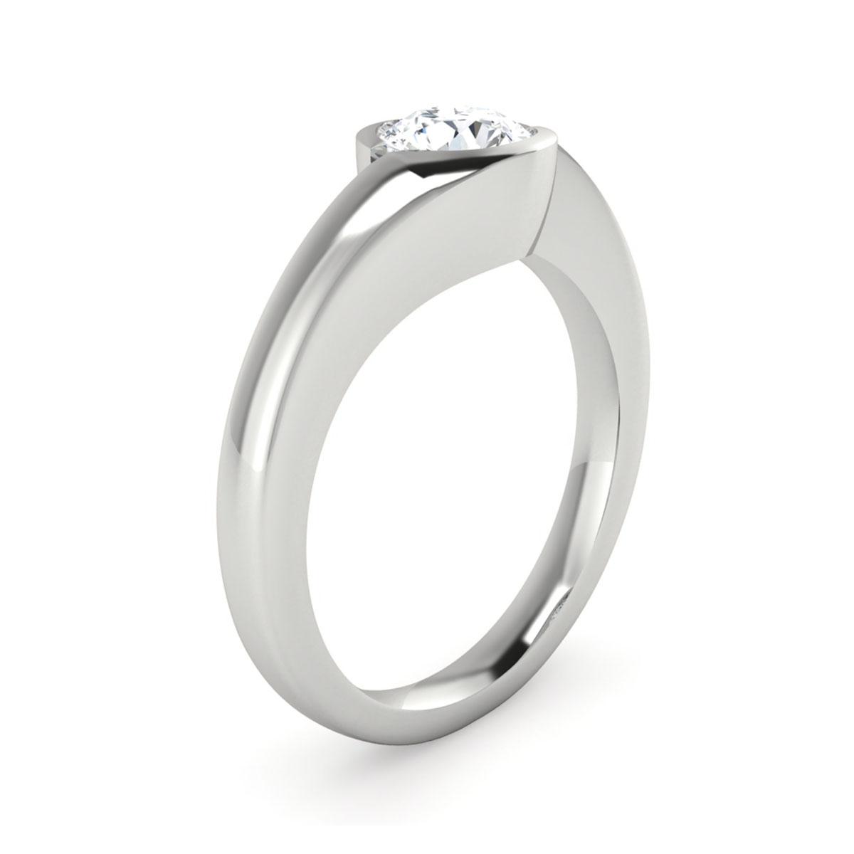 Rosa in 18k White Gold — view 3