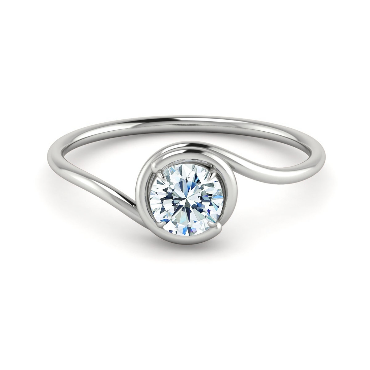 Sakshi in 18k White Gold