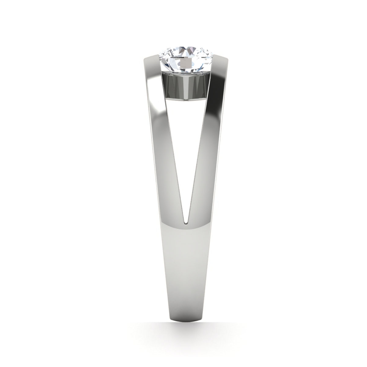 Sally in 18k White Gold — view 4