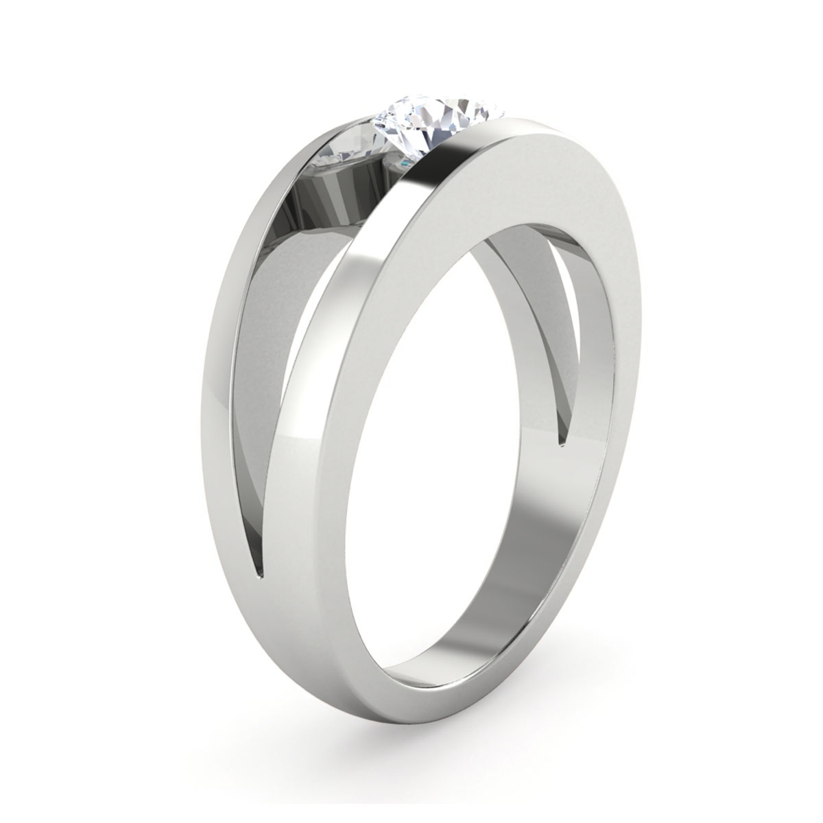 Sally in 18k White Gold — view 3