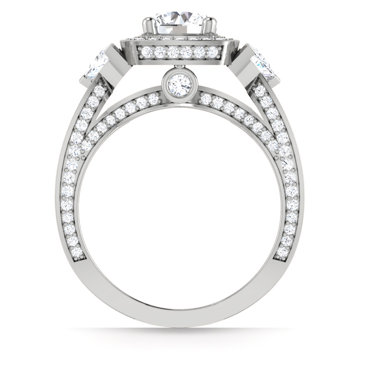 Audra in 18k White Gold — view 2