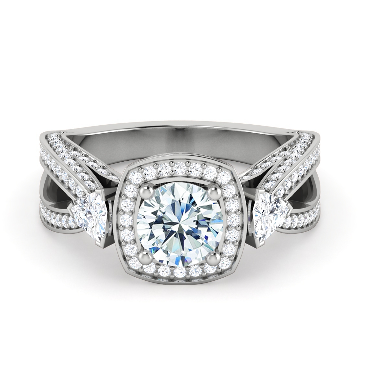 Audra in 18k White Gold
