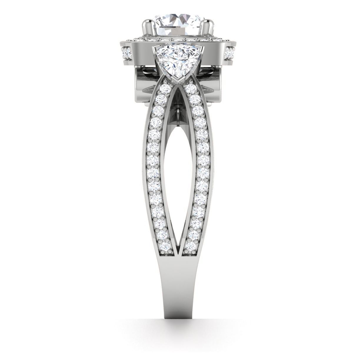 Audra in 18k White Gold — view 4