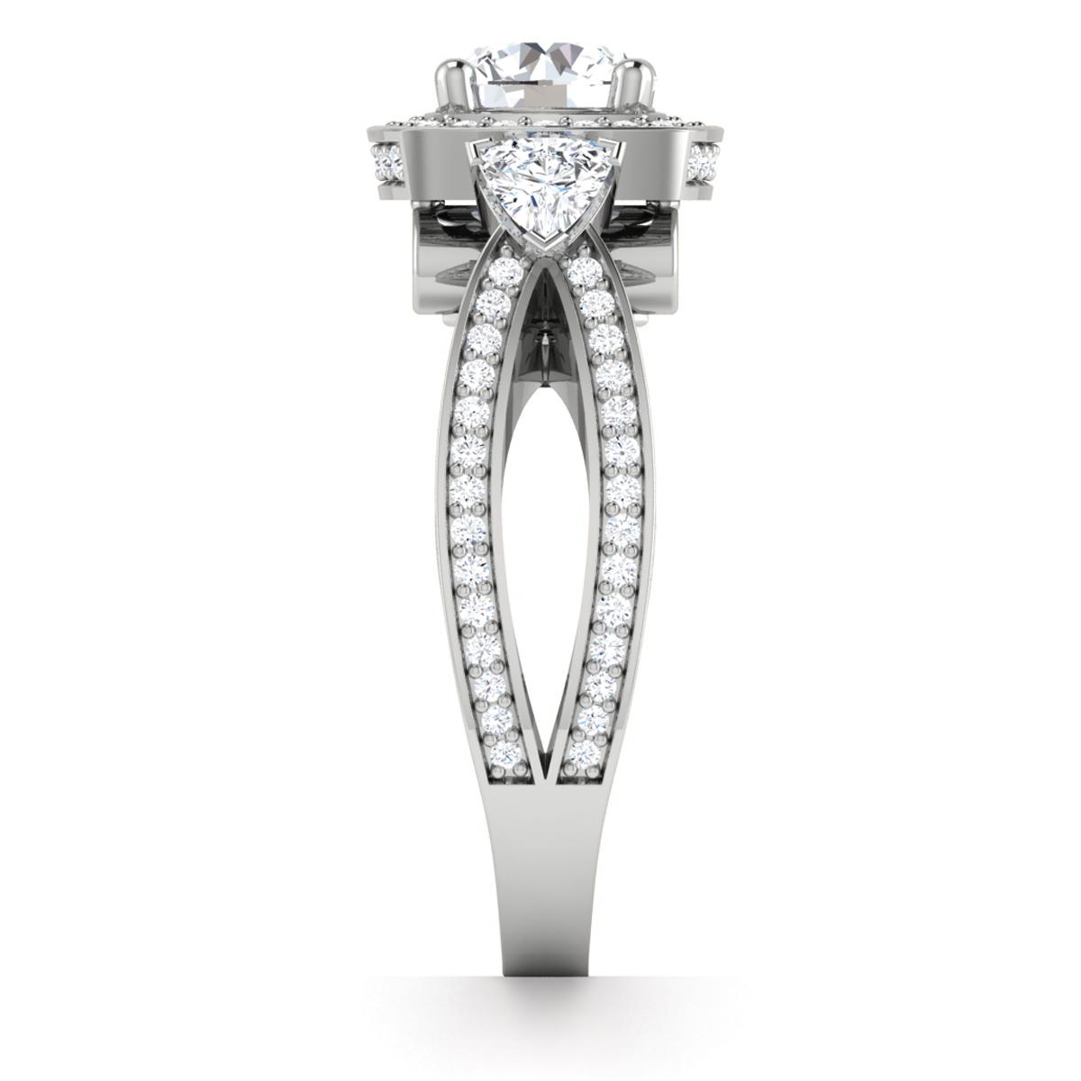 Audra in 18k White Gold — view 4