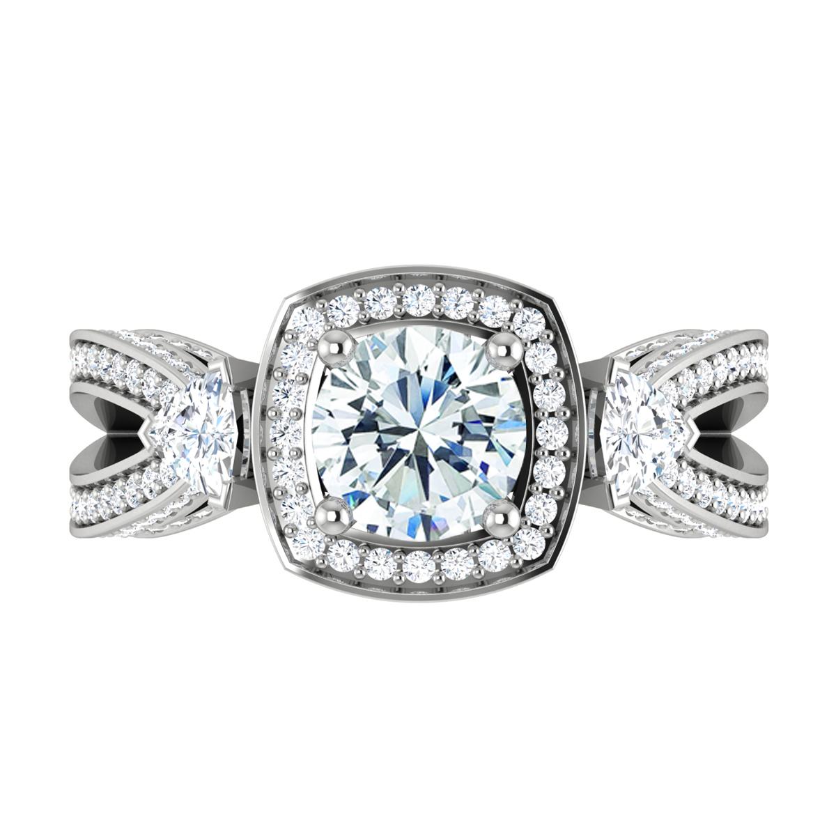 Audra in 18k White Gold — view 5