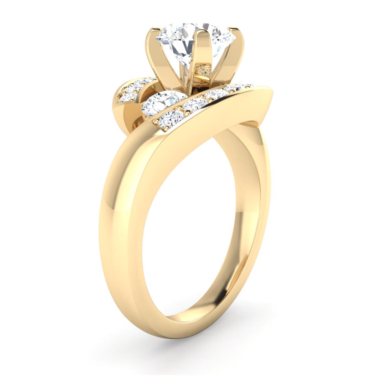 Bea in 18k Yellow Gold — view 3