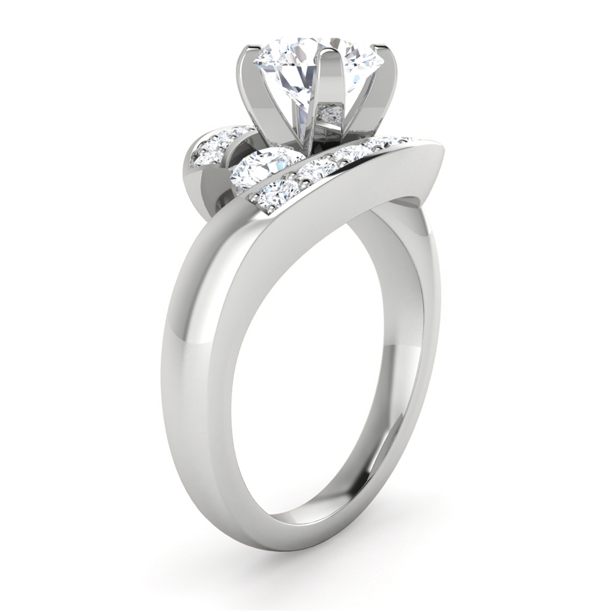 Bea in 18k White Gold — view 3