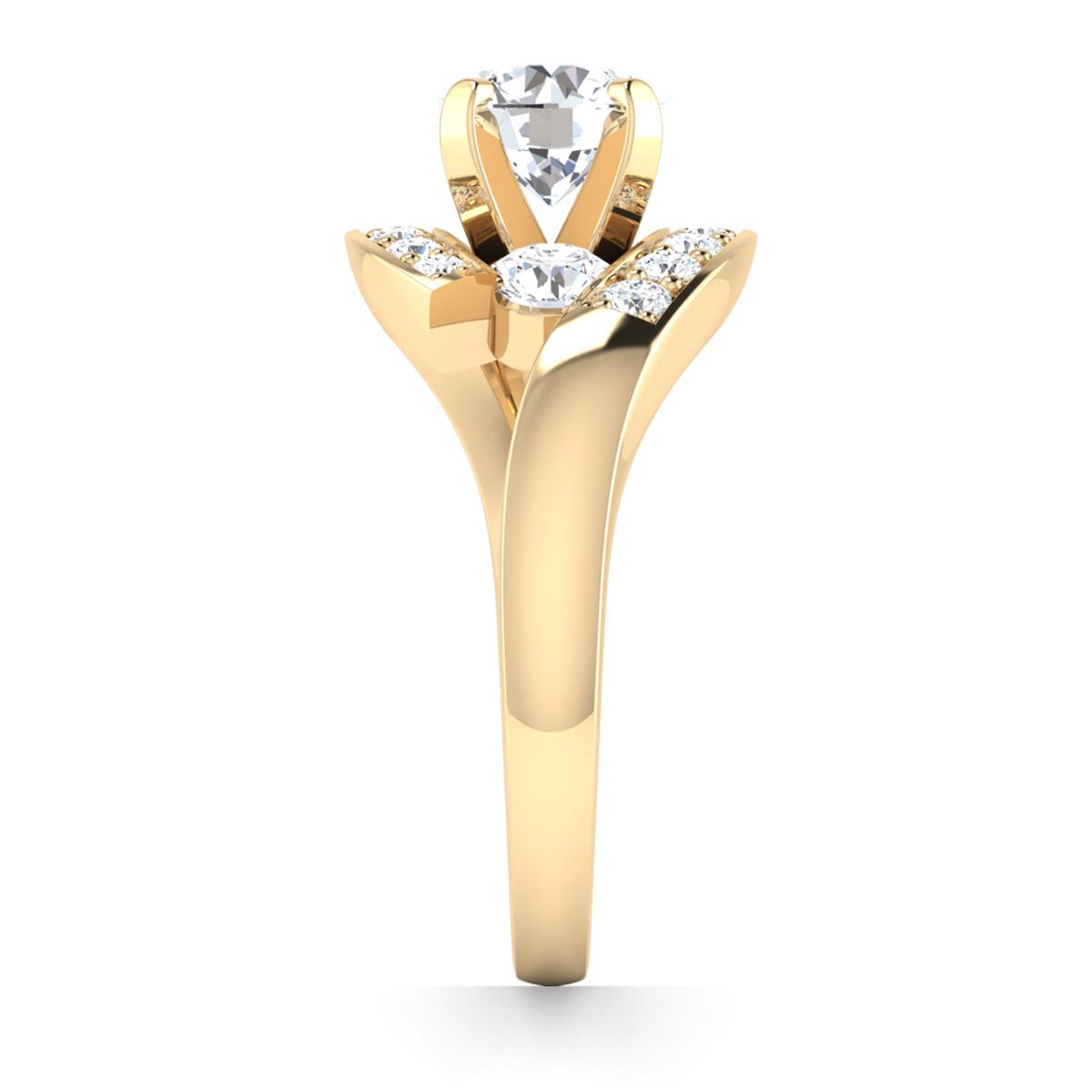 Bea in 18k Yellow Gold — view 4