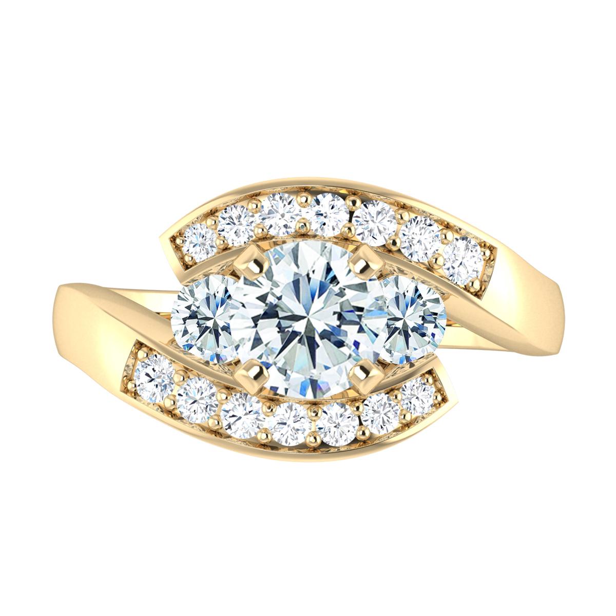 Bea in 18k Yellow Gold — view 5