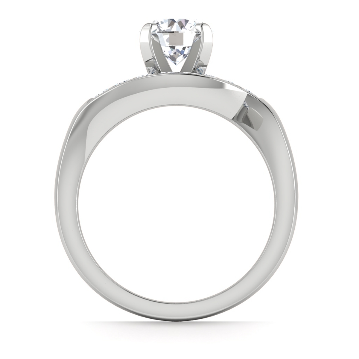 Bea in 18k White Gold — view 2