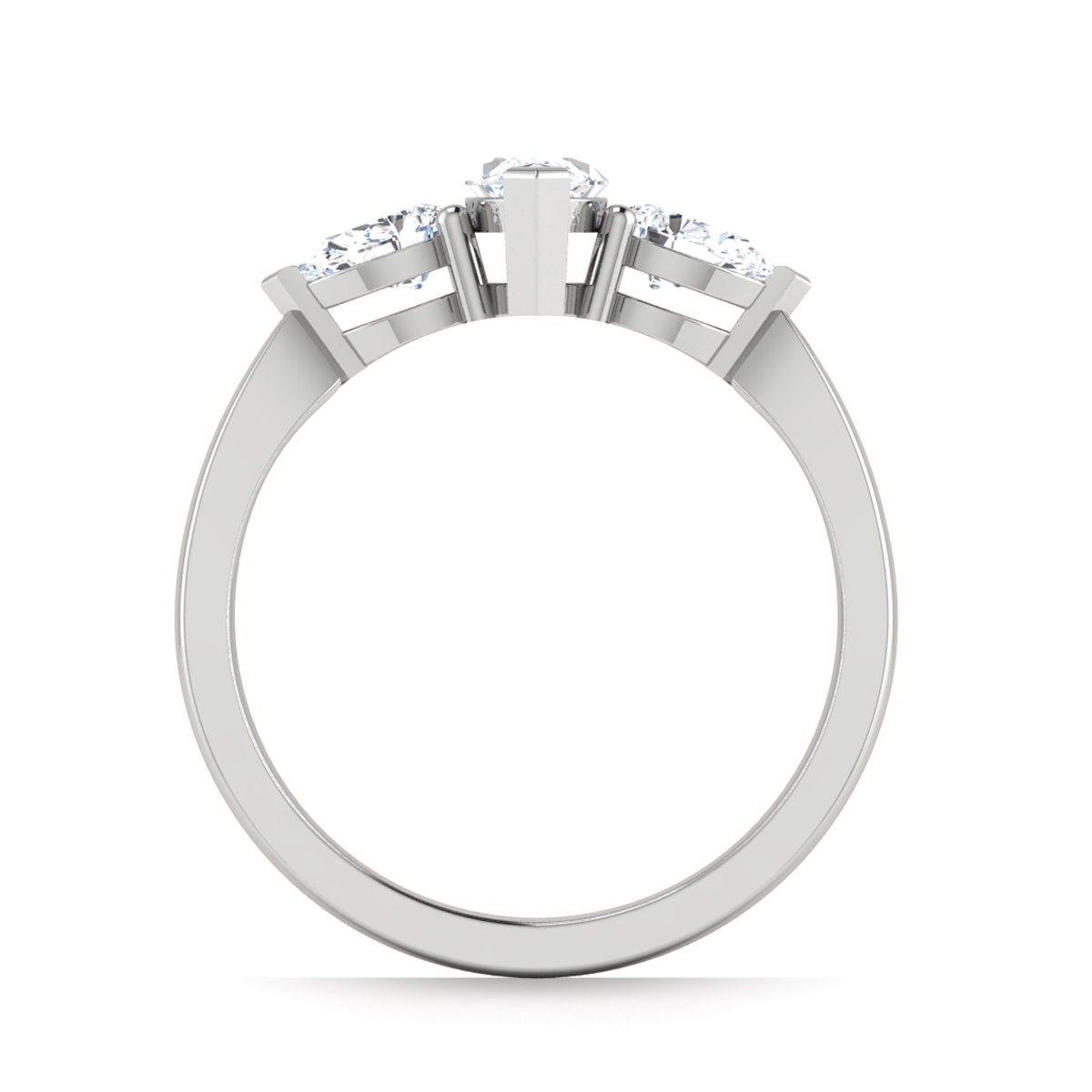 Bethany in 18k White Gold — view 2