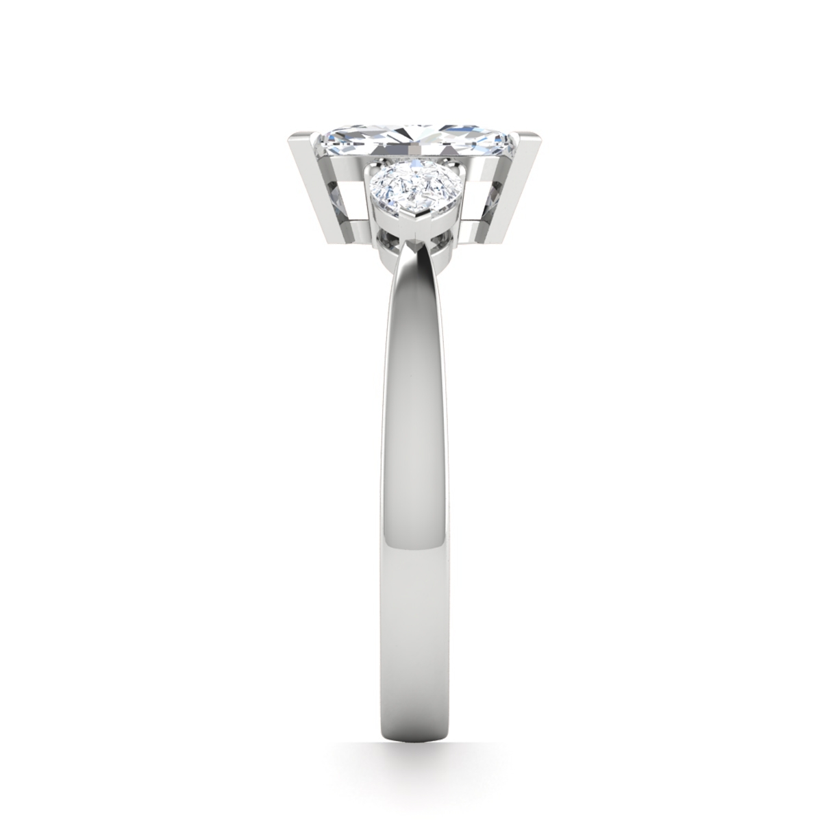 Bethany in 18k White Gold — view 4