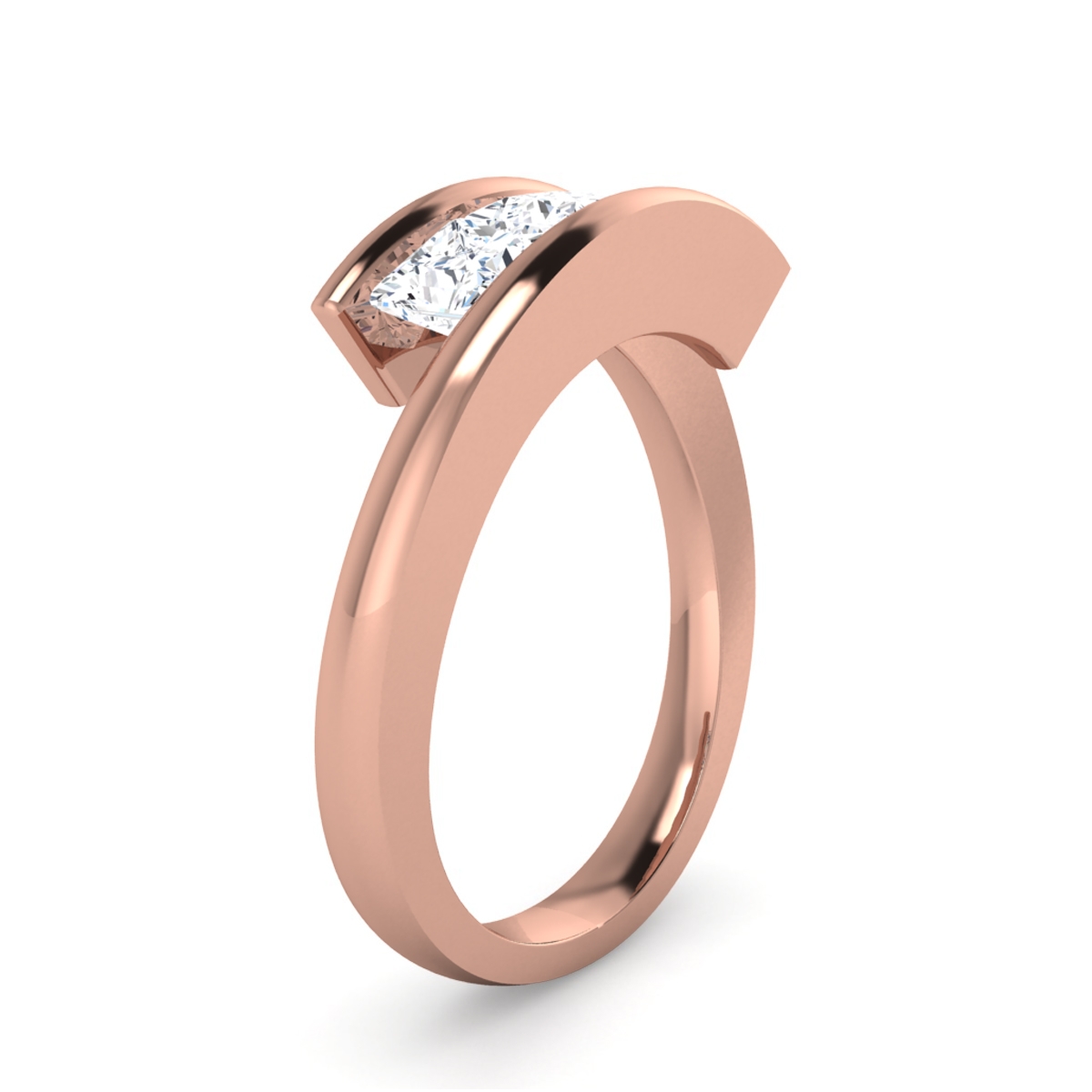Caitlin in 18k Rose Gold — view 3