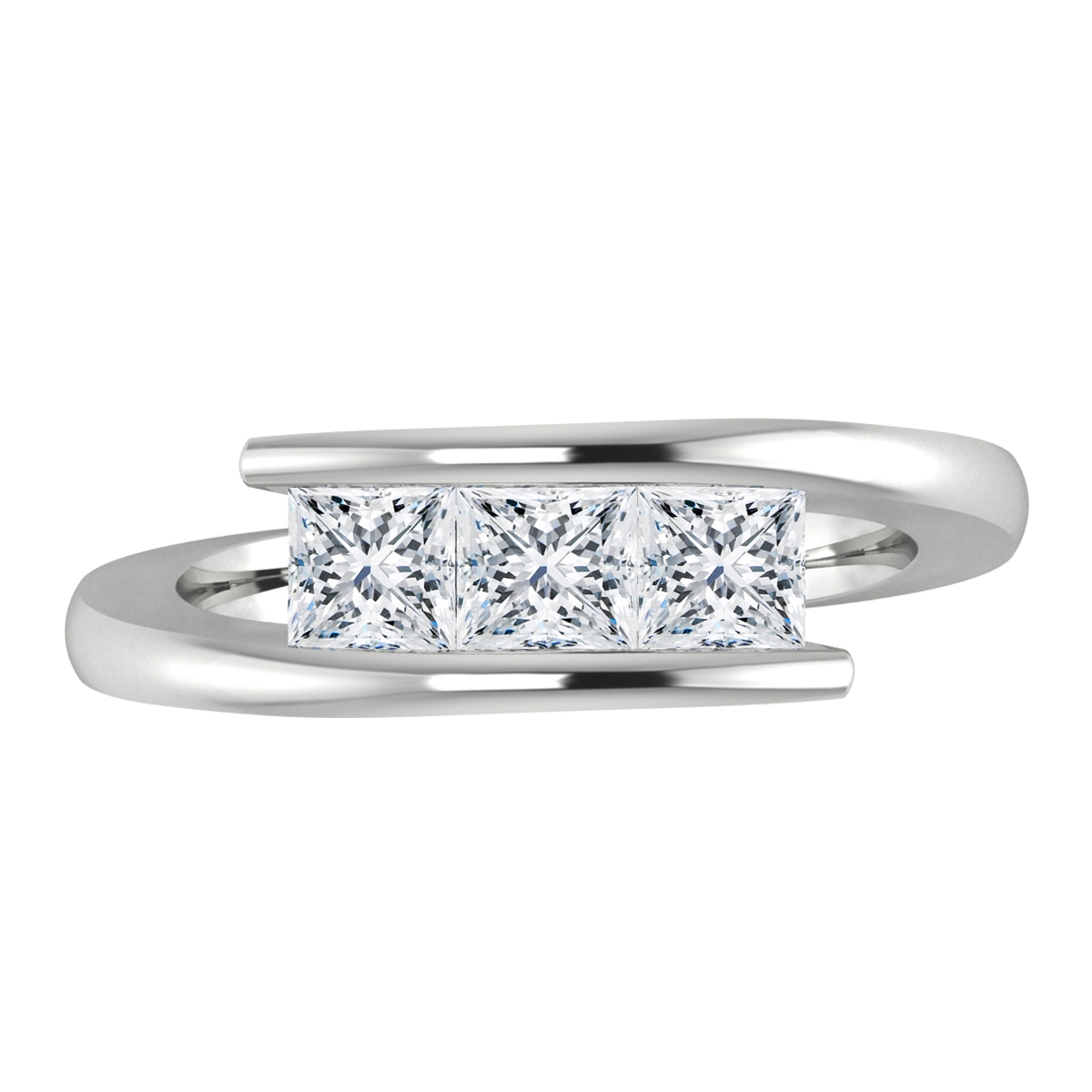 Caitlin in 18k White Gold — view 5