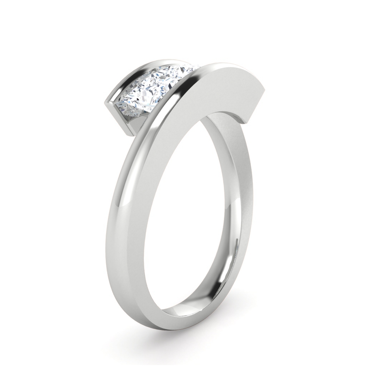 Caitlin in 18k White Gold — view 3
