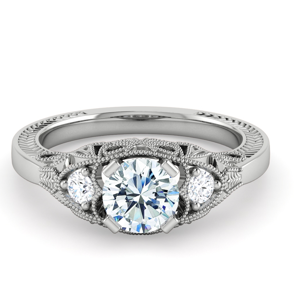 Camry in 18k White Gold