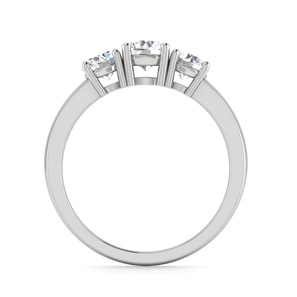 Carmen in 18k White Gold — view 2
