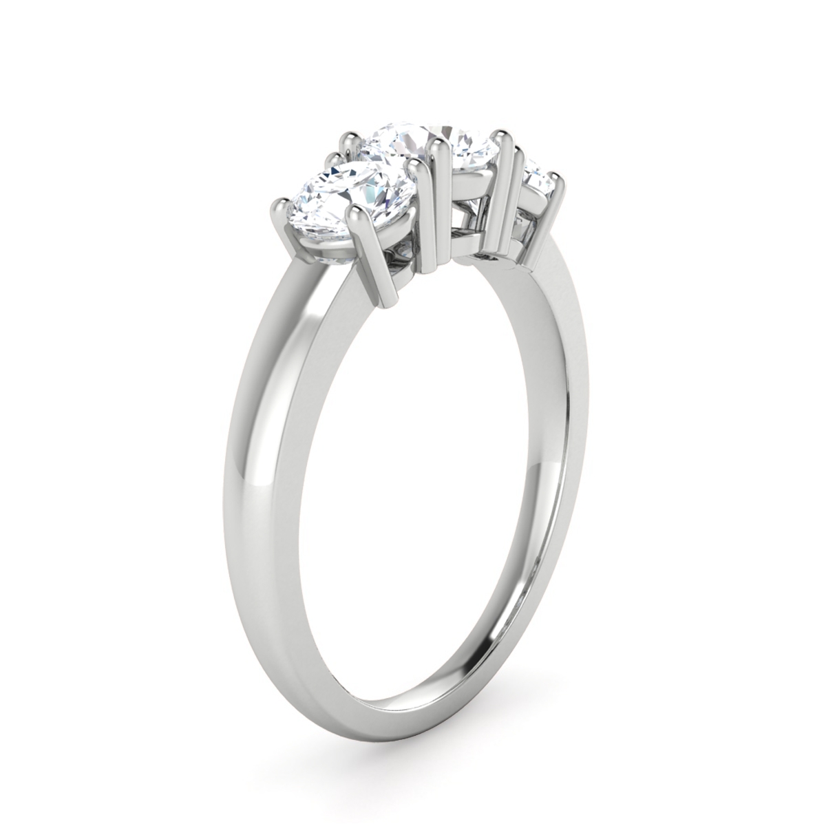 Carmen in 18k White Gold — view 3