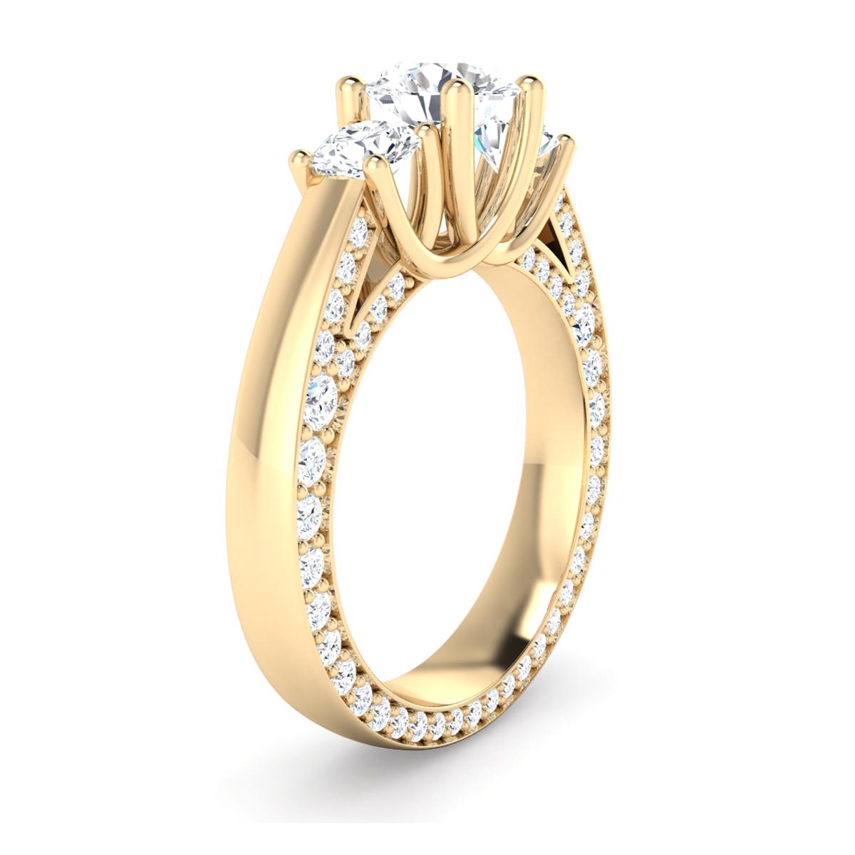 Halle in 18k Yellow Gold — view 3