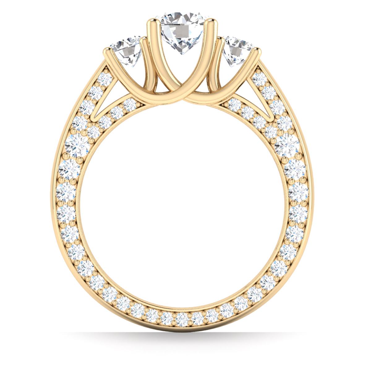 Halle in 18k Yellow Gold — view 2