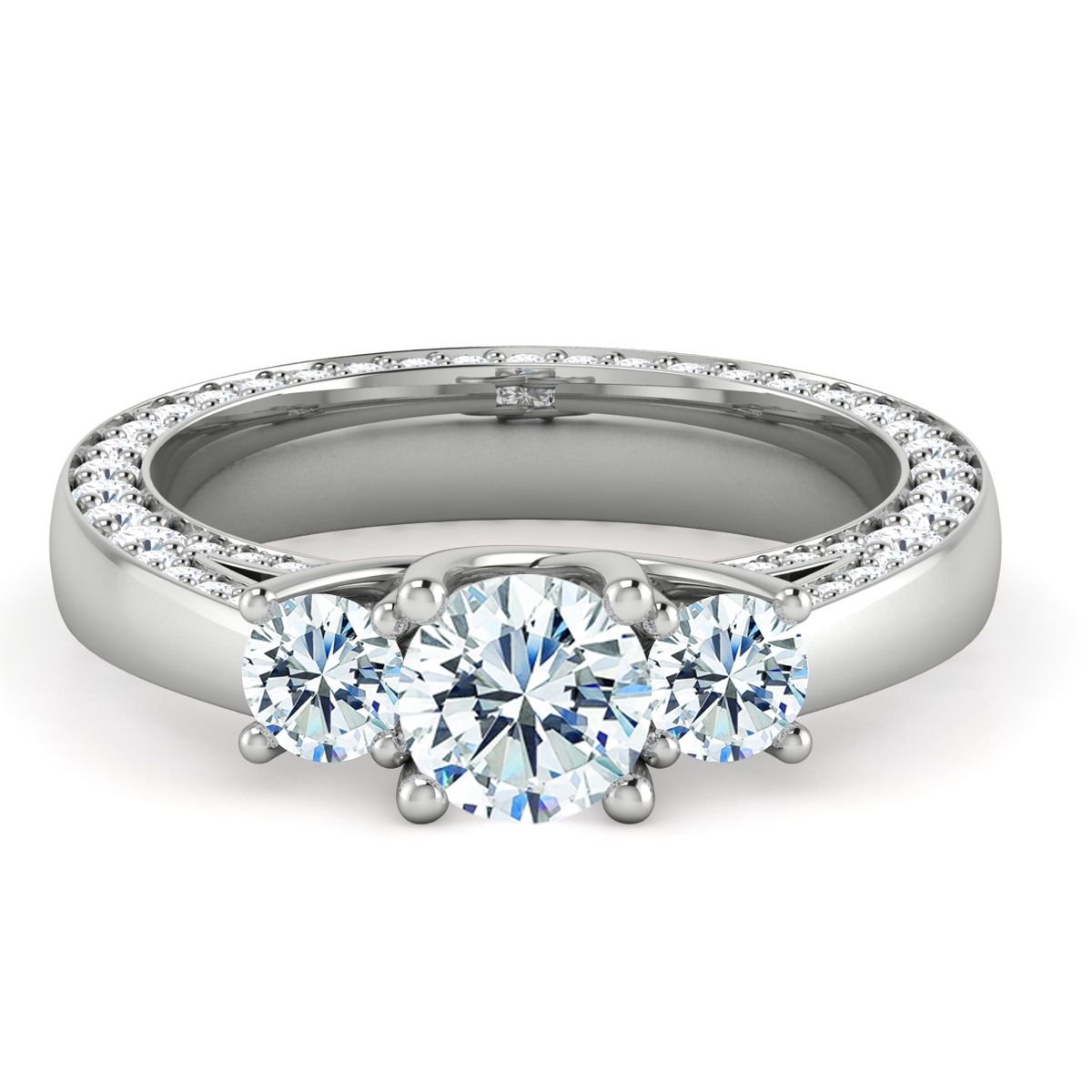 Halle in 18k White Gold
