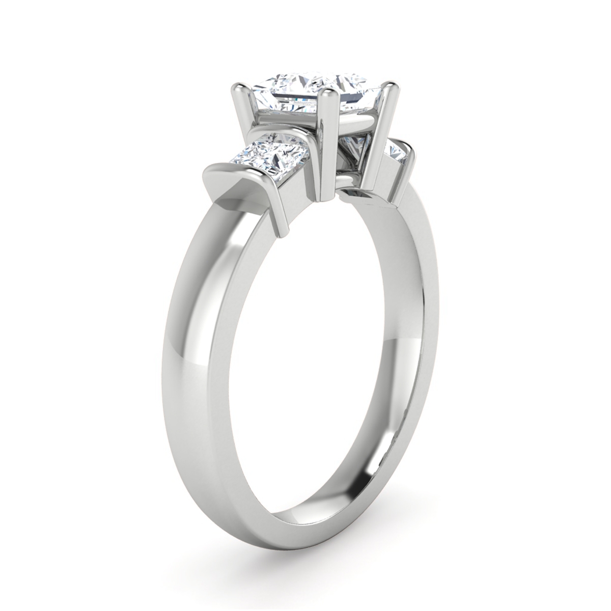 Holly in 18k White Gold — view 3