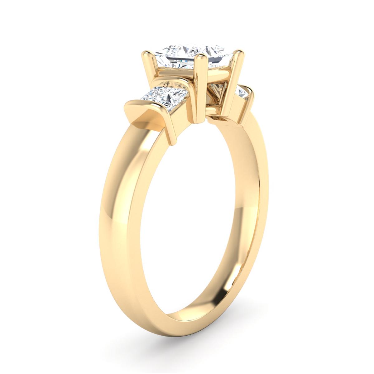 Holly in 18k Yellow Gold — view 3