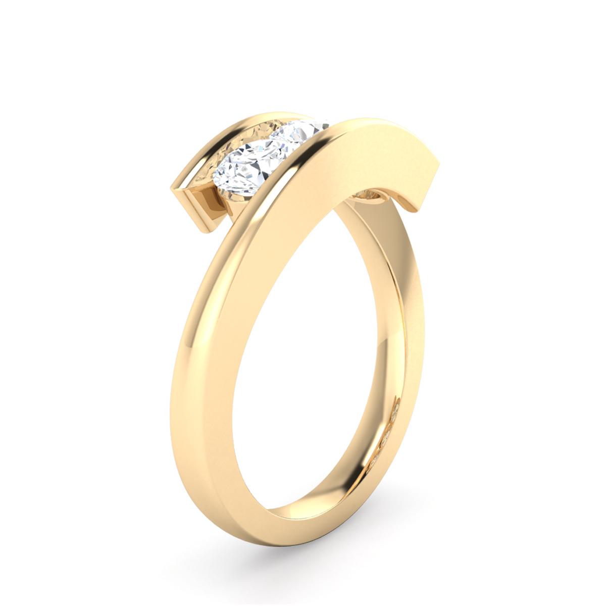 Imogen in 18k Yellow Gold — view 3
