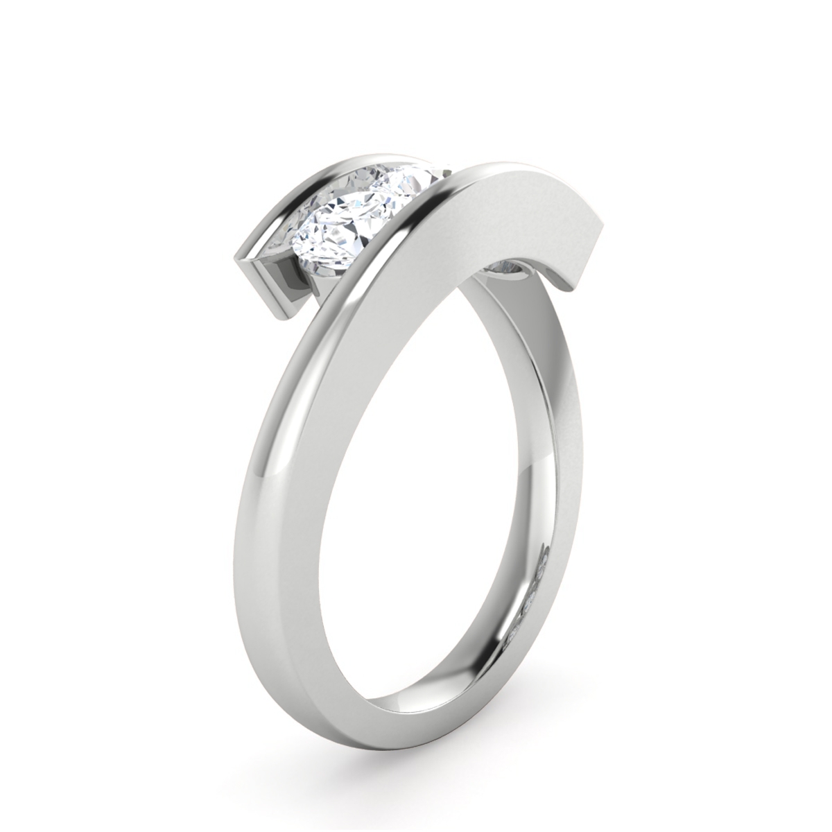 Imogen in 18k White Gold — view 3