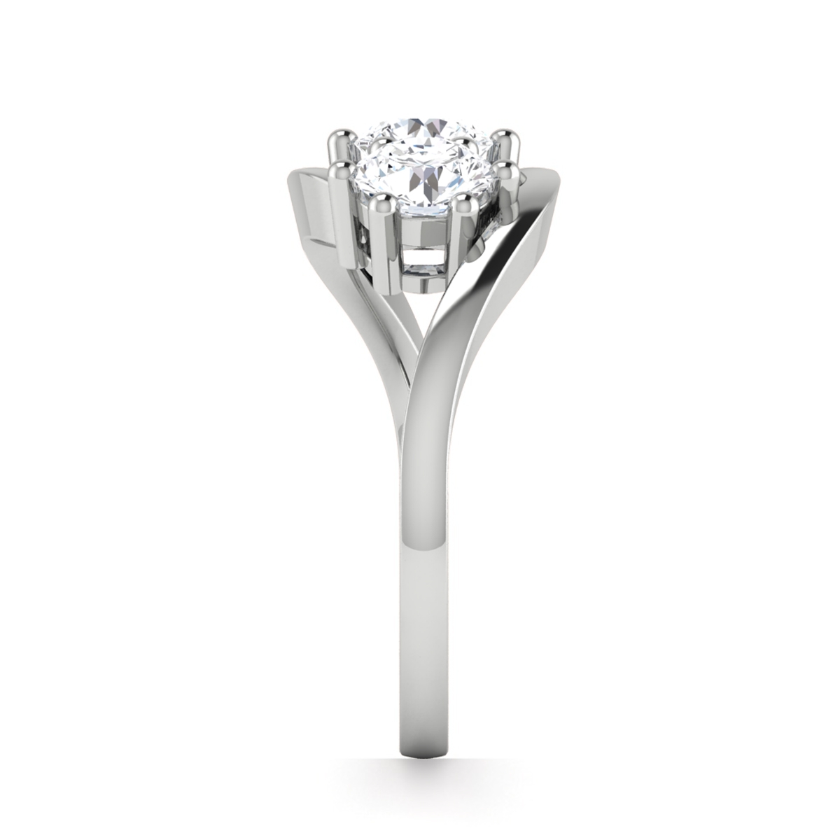 Isobel in 18k White Gold — view 4