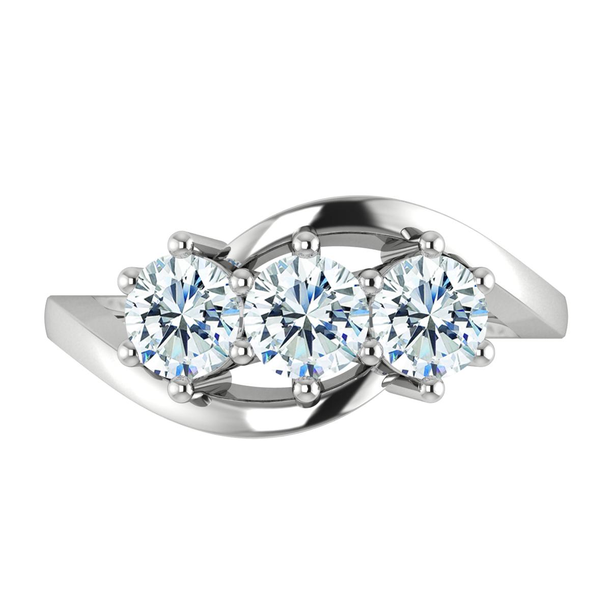 Isobel in 18k White Gold — view 5