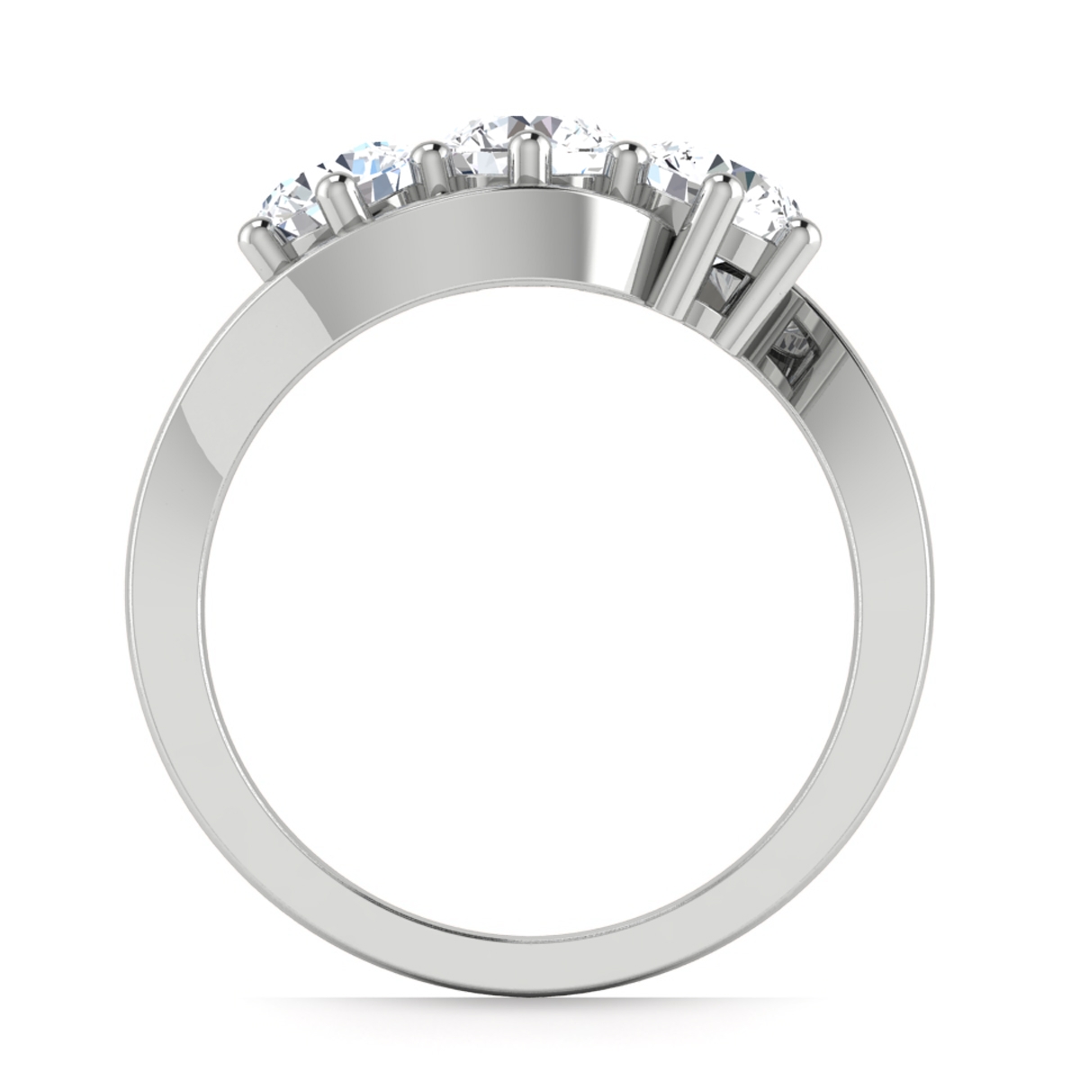 Isobel in 18k White Gold — view 2