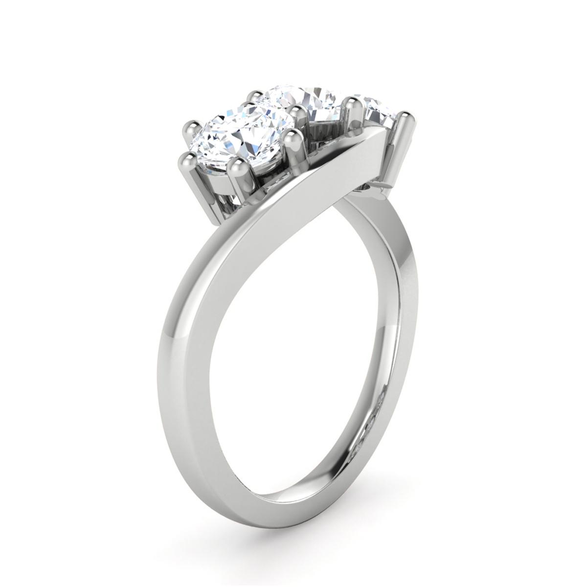 Isobel in 18k White Gold — view 3