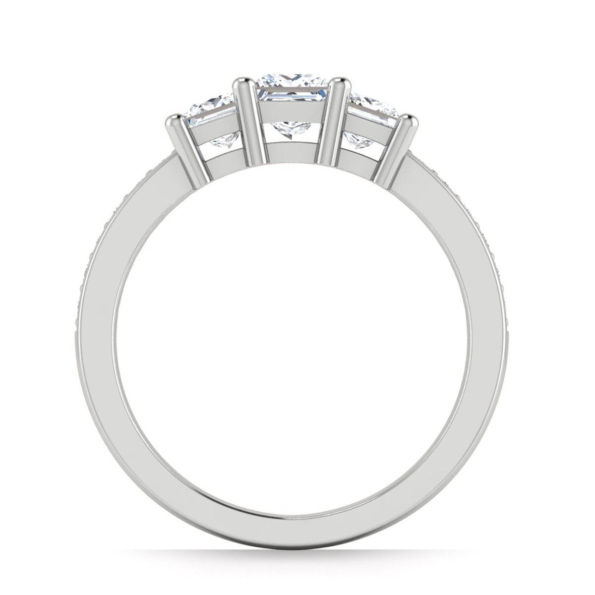 Julia in 18k White Gold — view 2