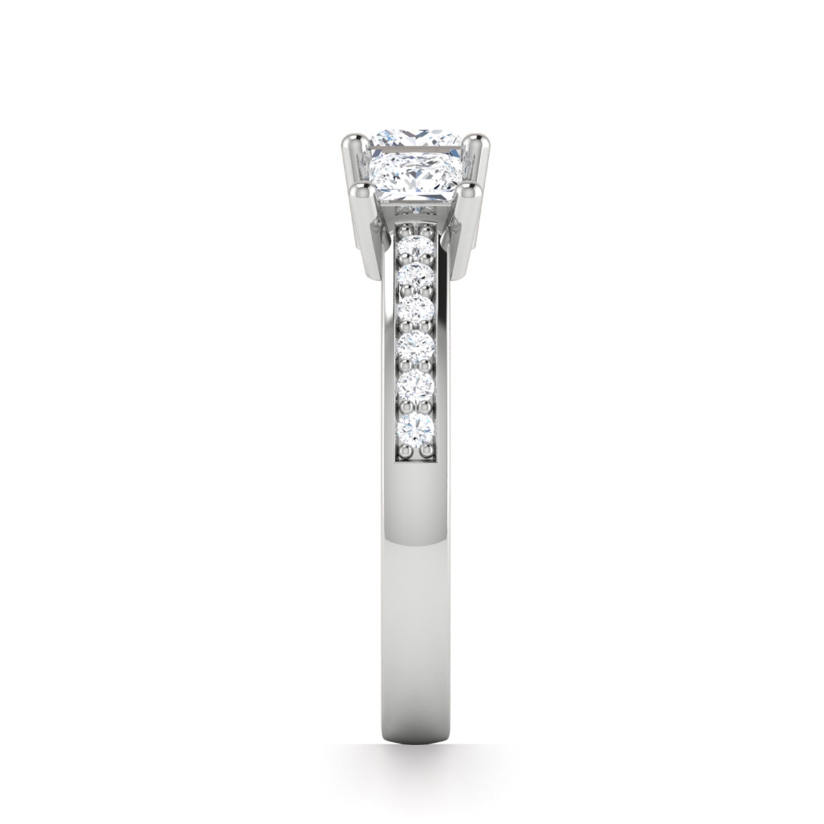 Julia in 18k White Gold — view 4