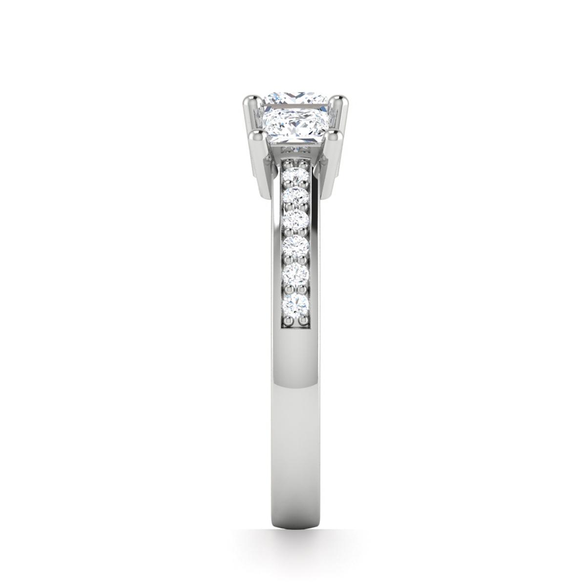 Julia in 18k White Gold — view 4