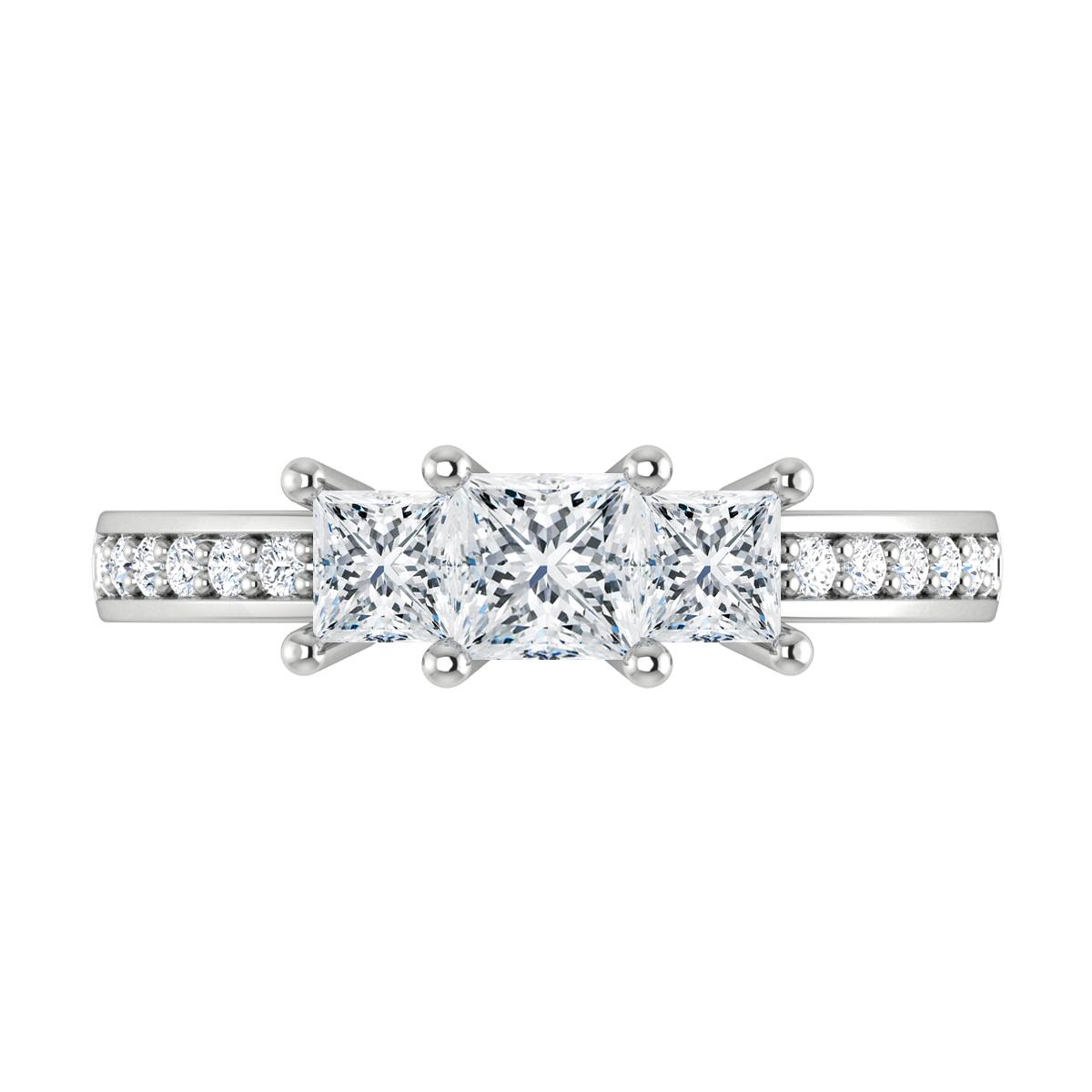 Julia in 18k White Gold — view 5