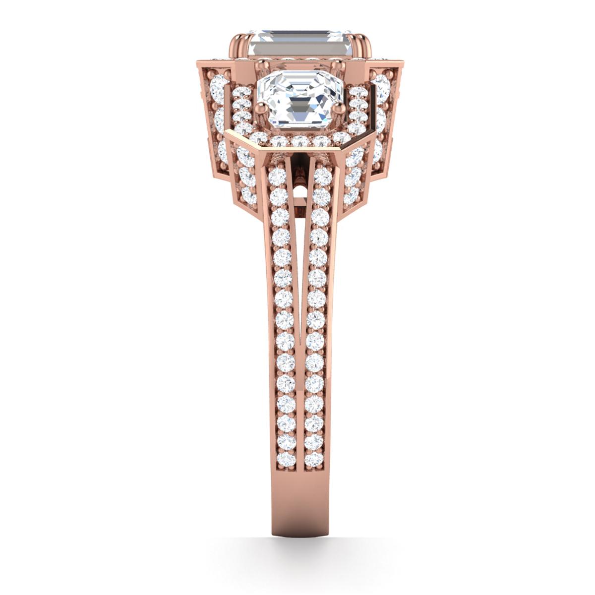 Kalina in 18k Rose Gold — view 4