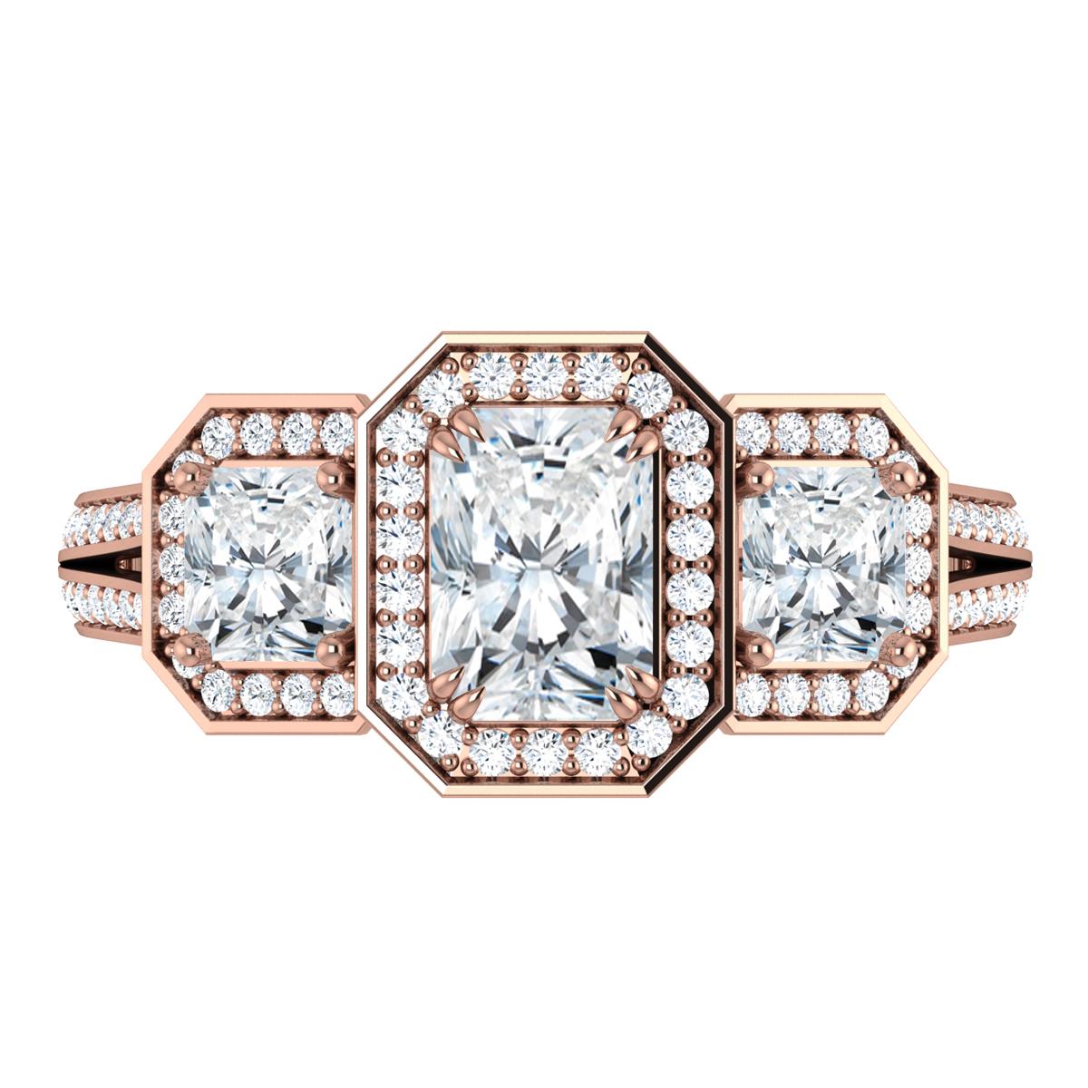 Kalina in 18k Rose Gold — view 5